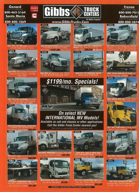 Current Truck Paper Flyer Ad